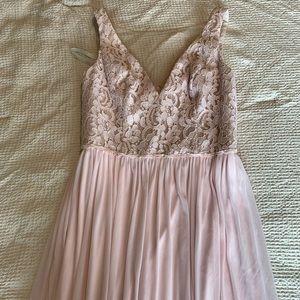 Blush Bridesmaid Dress